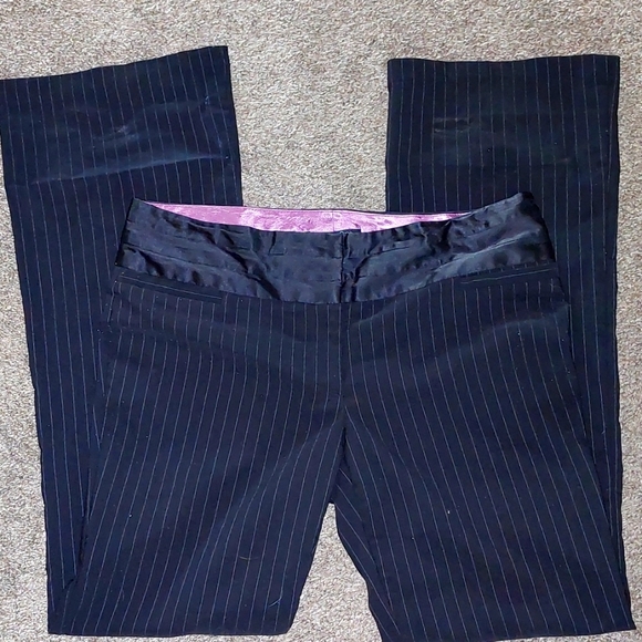 Stooshy Pants - NWOT Pinstripe dress pants straight /bootcut sz 11